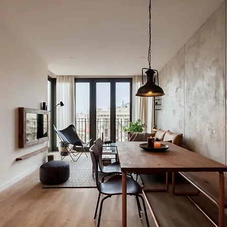 Nevis - Modern Two Bedroom In Sagrada Familia Lägenhet