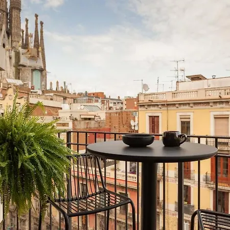 公寓 Nevis - Modern Two Bedroom In Sagrada Familia 巴塞罗那